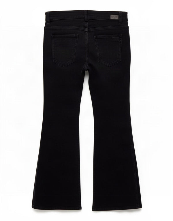 Calvin Klein Jeans Pantalon Bootcut en velours côtelé pour femme W29 L28 Bleu marine