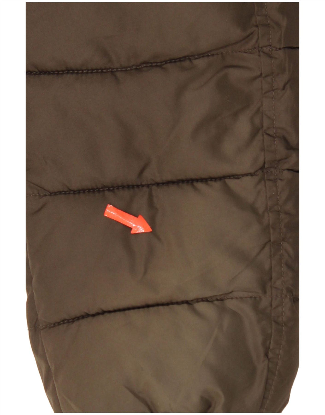 Champion Veste matelassée à capuche pour homme UK 38 Medium Kaki Polyester