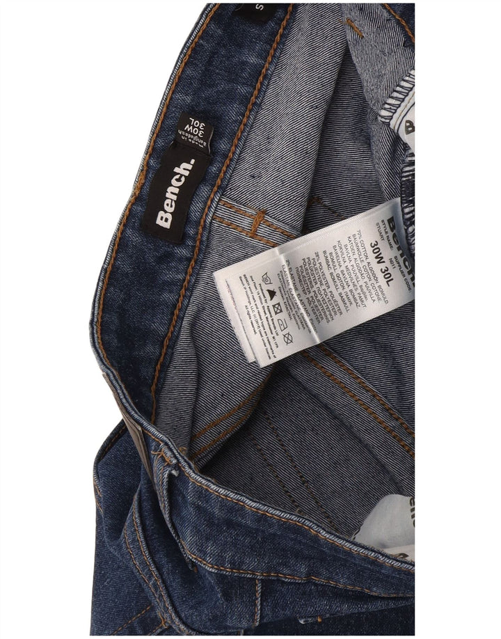 Bench Jean Droit Homme W30 L30 Bleu Marine Coton