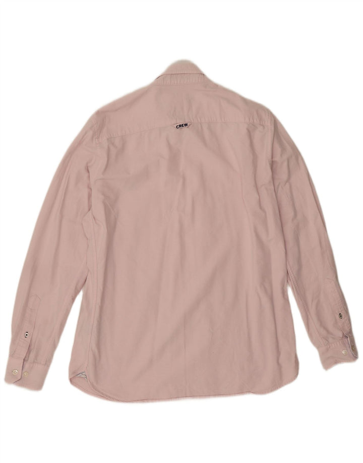 Crew Clothing Chemise Slim Fit Homme Rose Moyen Coton