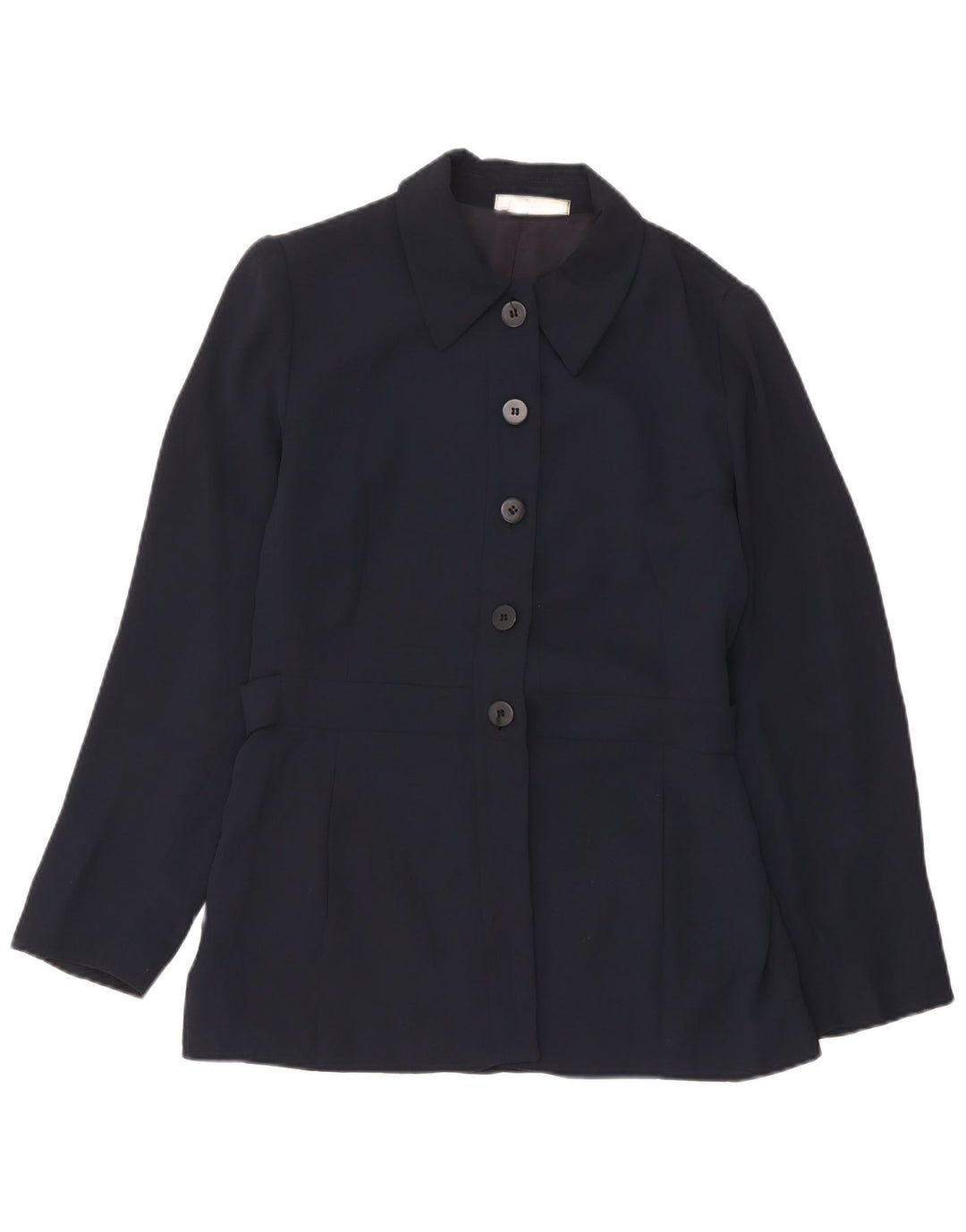 Zara Veste Blazer 5 Boutons Femme EU 42 Grande Rayonne Bleu Marine