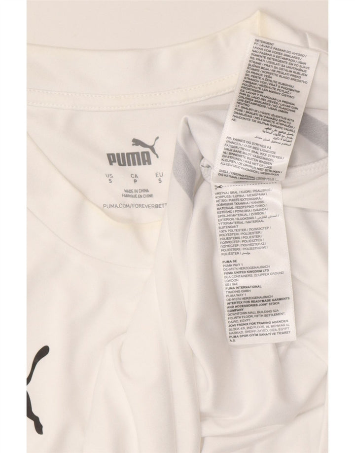 Puma T-Shirt Deutschland Graphic Homme Petit Blanc Rayé Polyester
