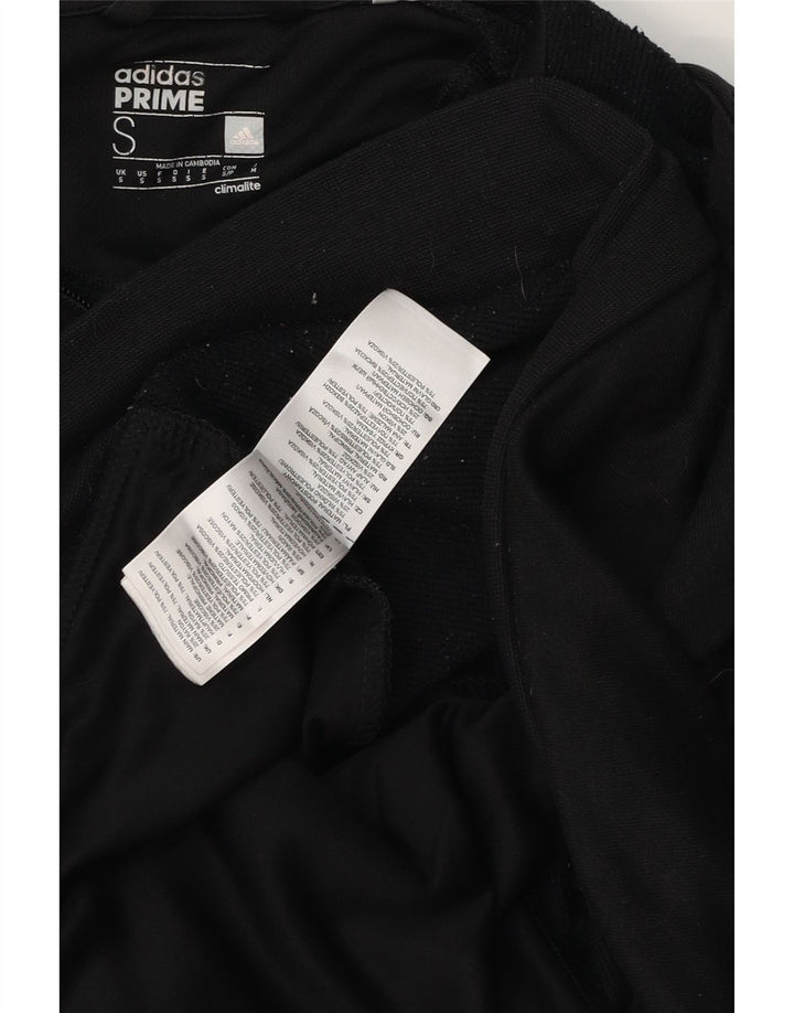 Adidas Pull à capuche zippé graphique pour homme Petit polyester noir