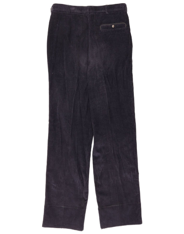 POP 84 Pantalon droit en velours côtelé pour homme IT 48 Medium W30 L34 Bleu marine