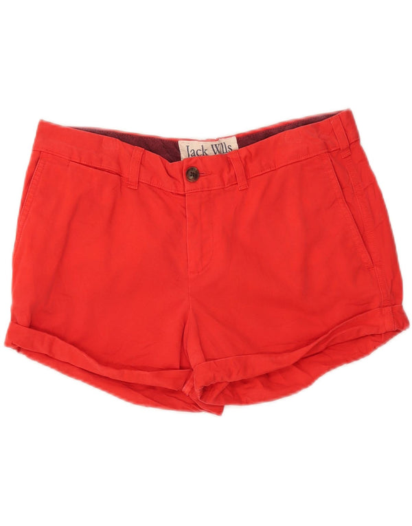 Jack Wills Short chino pour femme UK 12 Medium W32 Rouge