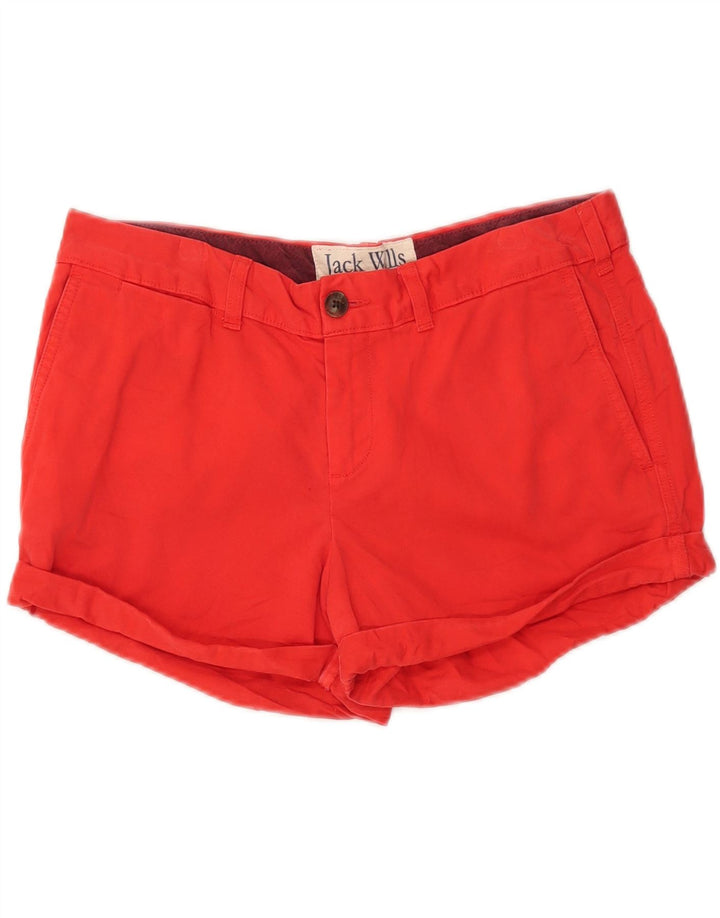 Jack Wills Short chino pour femme UK 12 Medium W32 Rouge