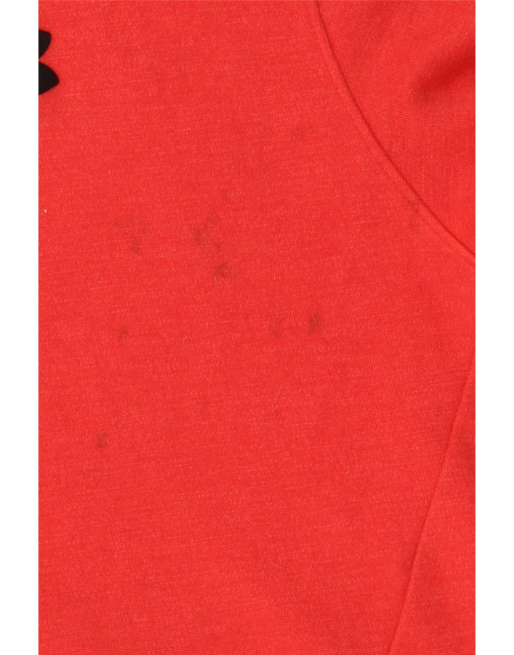 UNDER ARMOUR Pull à capuche garçon 15-16 ans XL Rouge Coton