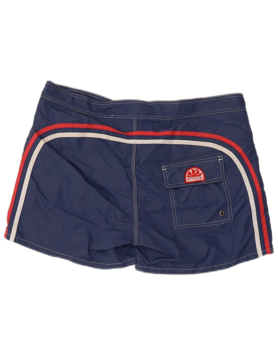 Sundek Short de bain homme grand nylon bleu marine