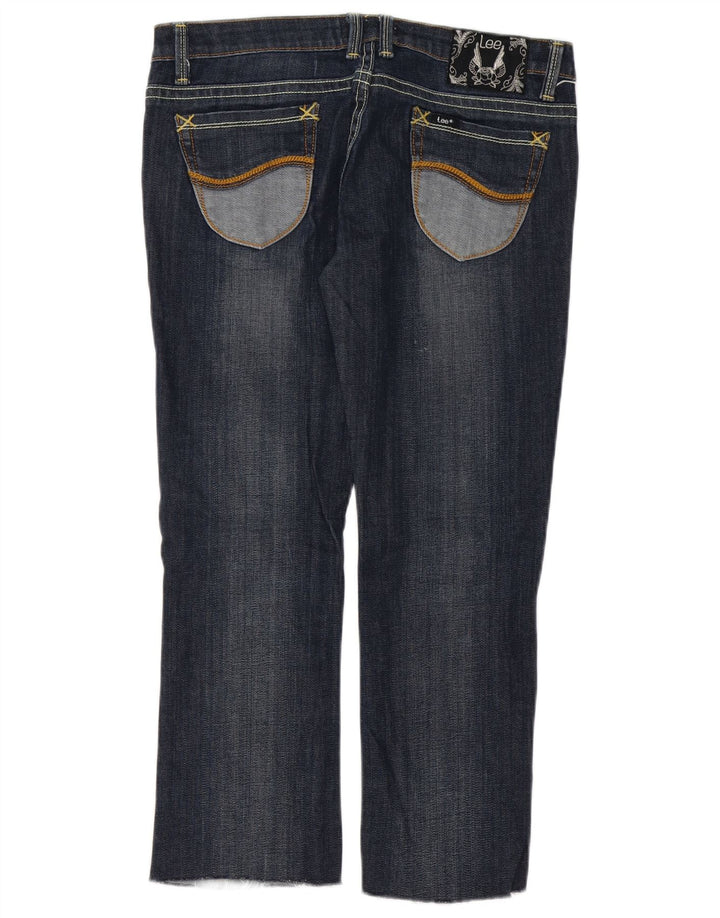 LEE Jean Court Femme W31 L25 Bleu Coton