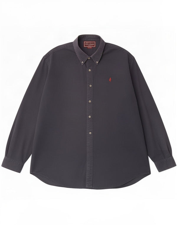 Marlboro Classics Chemise Homme 2XL Bleu Marine Coton