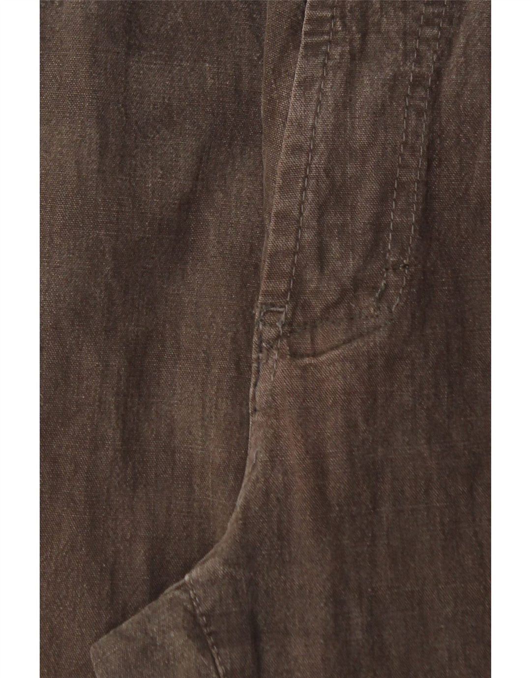 TRUSSARDI Pantalon décontracté droit pour homme IT 50 Large W34 L29 Marron