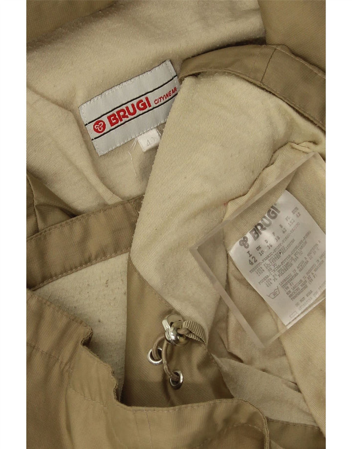 Brugi Veste utilitaire surdimensionnée pour femme UK 10 Petit Beige Polyester