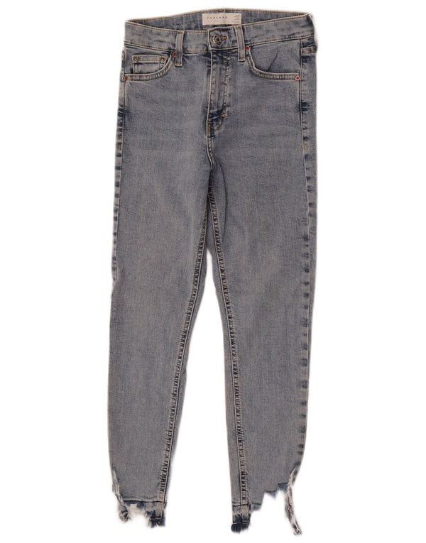 Topshop Jean skinny court Jamie effet vieilli W26 L24 en coton bleu pour femme