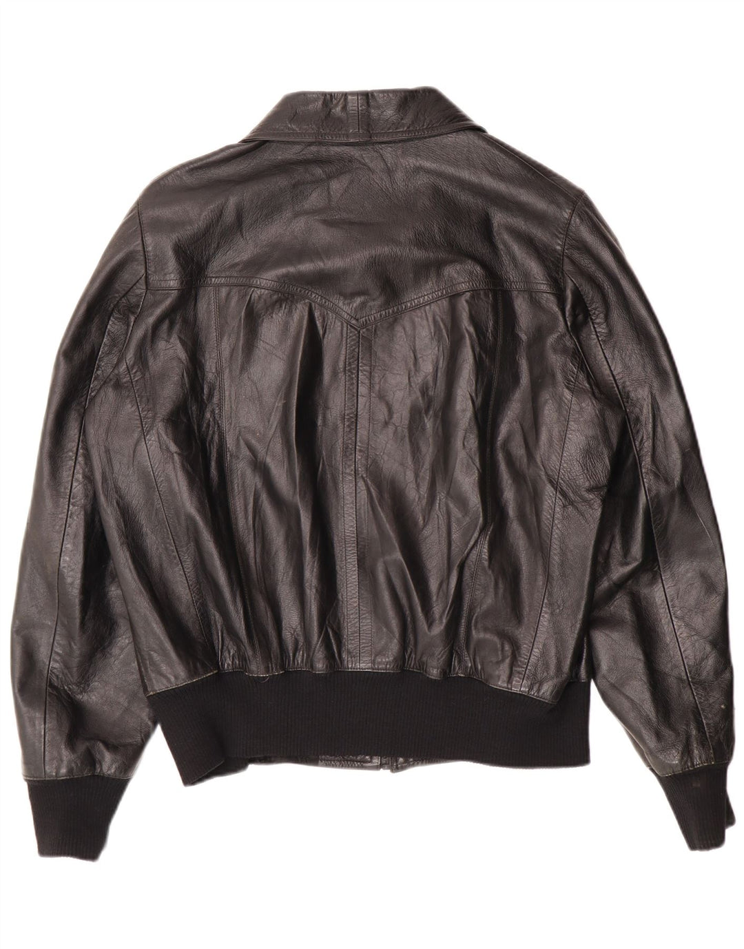 veste en cuir homme vintage UK 38 Medium Black Classic