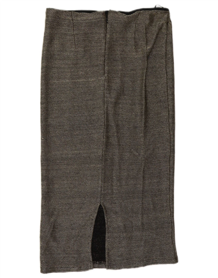 Topshop Jupe mi-longue pour femme UK 12 Medium W32 Noir Polyester