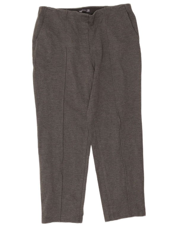Marks & Spencer Pantalon chino droit pour femme UK 16 Large W32 L27 Gris