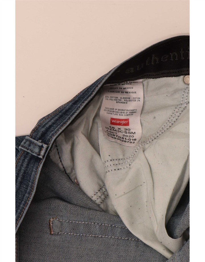 Wrangler Jean droit homme W48 L30 bleu coton