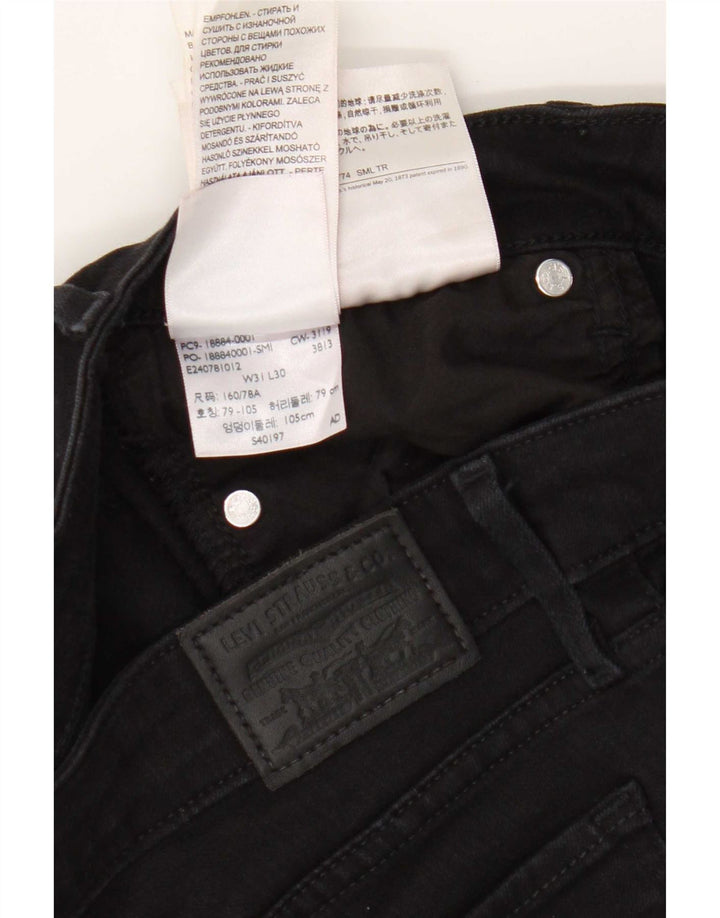 Levi's Jean Slim 712 Femme W31 L30 Coton Noir
