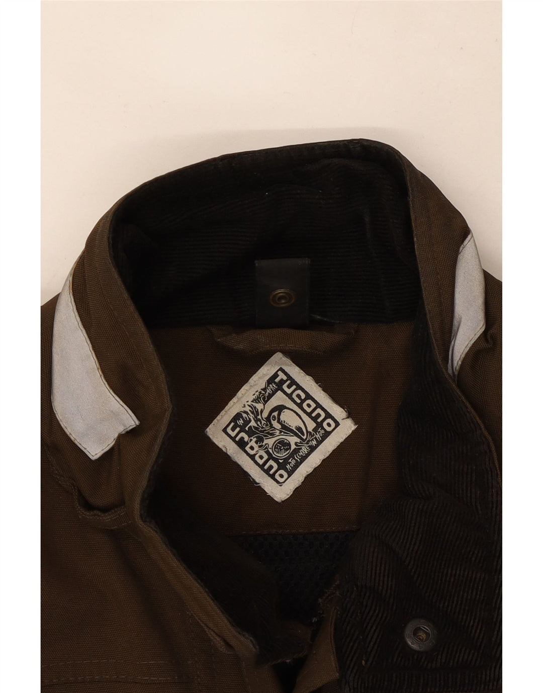Tucano Urbano Veste utilitaire pour homme UK 40 Large Marron Nylon