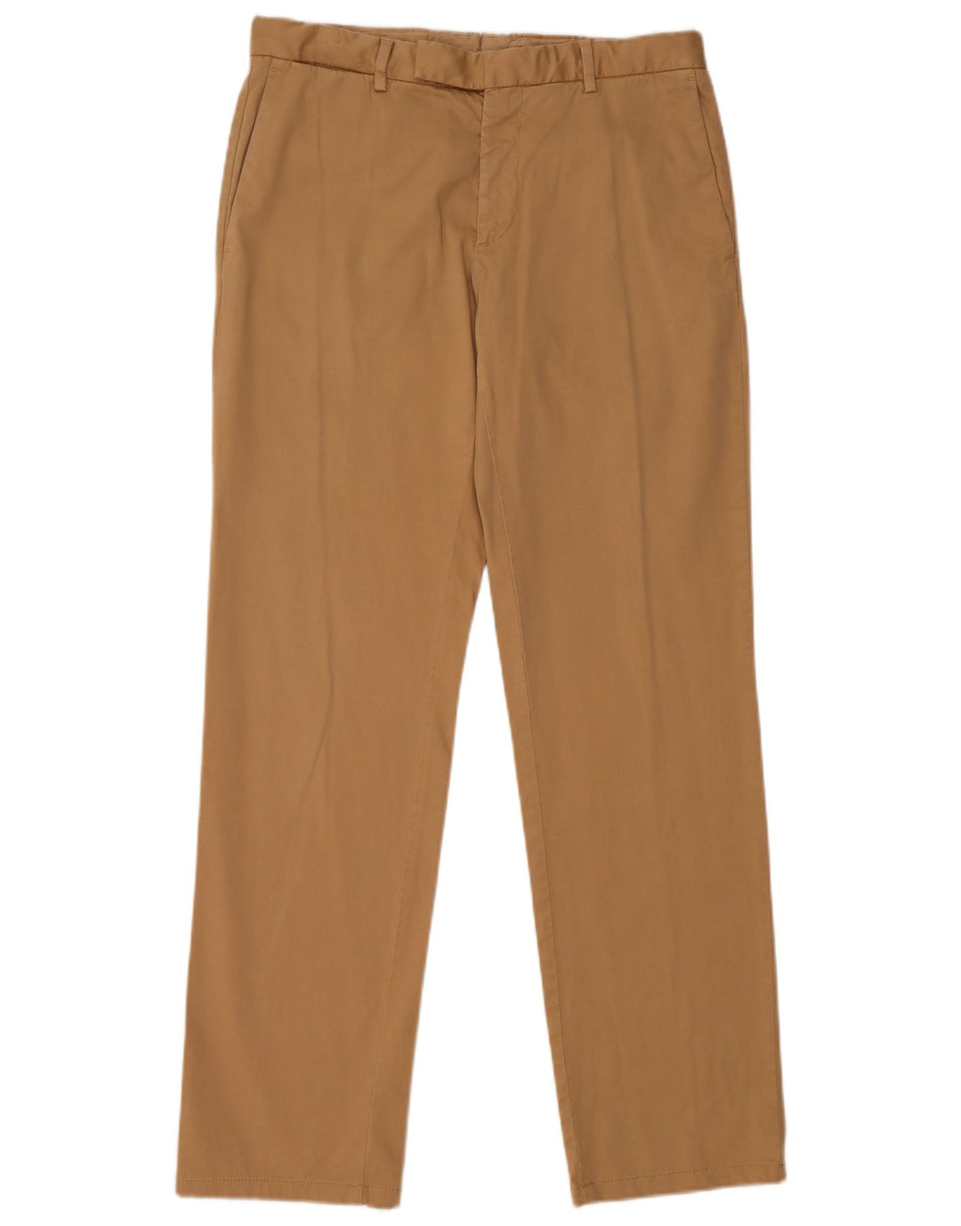 POLO RALPH LAUREN Pantalon de Costume Droit Homme W31 L31 Coton Beige
