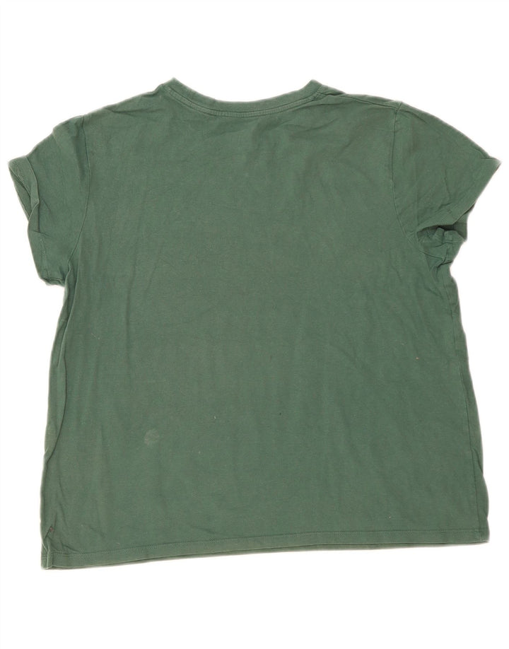 Levi's T-Shirt Femme UK 16 Large Vert