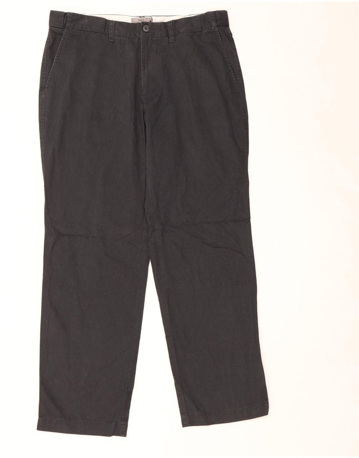 Marks & Spencer Pantalon chino coupe classique pour homme W36 L31 Noir