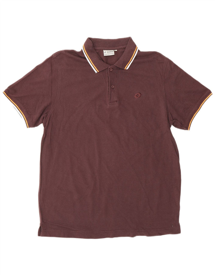 LOTTO Polo Homme Grand Bordeaux