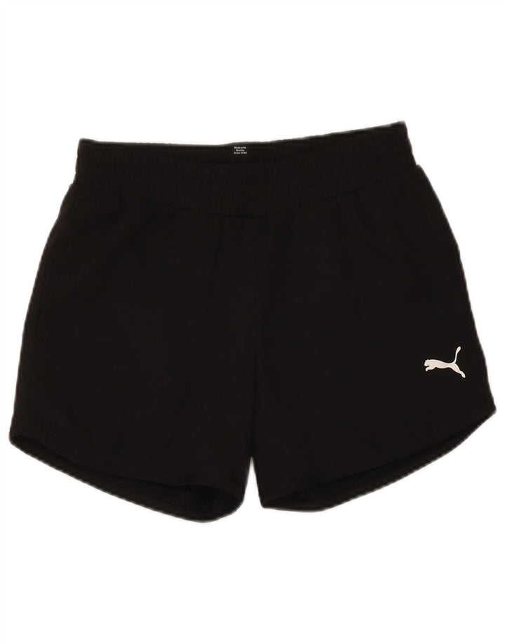 Puma Short de Sport Fille 13-14 Ans Noir Polyester