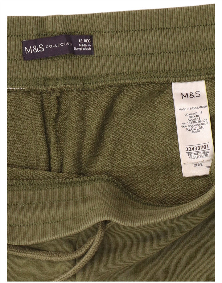 Marks & Spencer Pantalon de survêtement pour femme Joggers UK 12 Kaki moyen