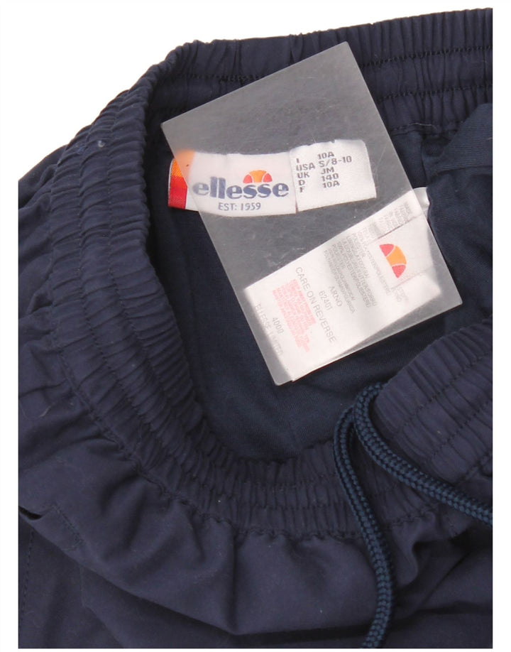 Ellesse Pantalon de survêtement fille 9-10 ans Bleu marine Polyester
