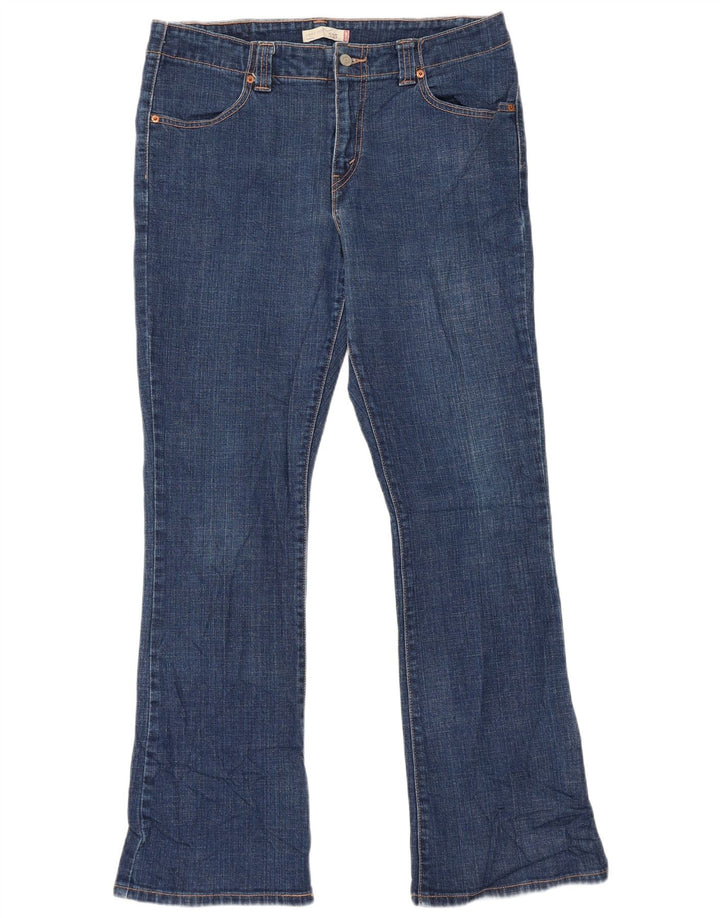Levi's Jean bootcut 525 pour femme US 12 Large W34 L32 Bleu Coton