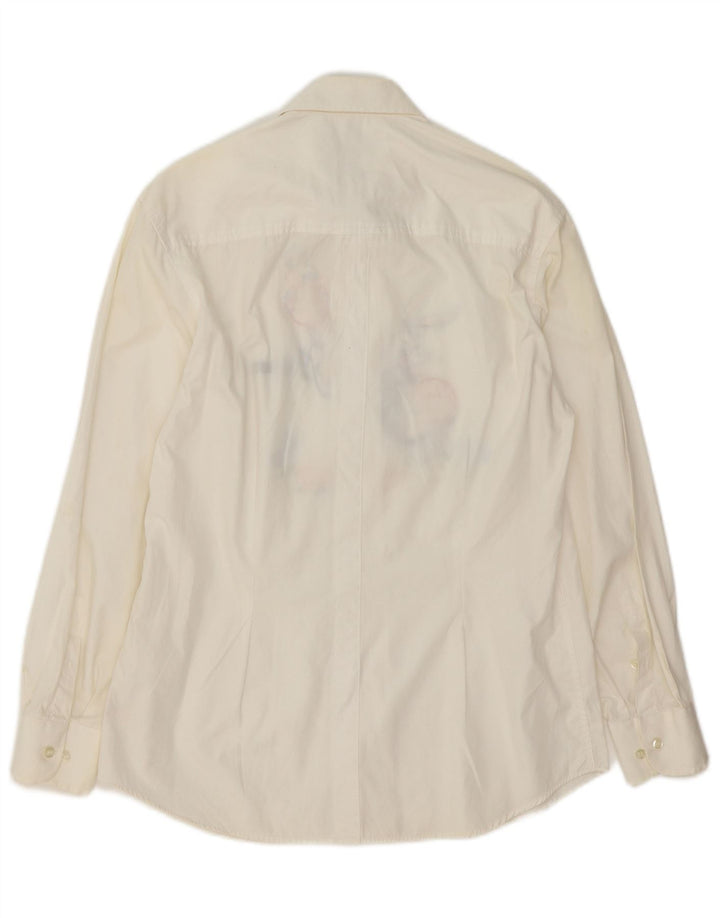 Emmanuel Schvili Chemise graphique Warner Bros pour femme IT 42 Medium Blanc Floral