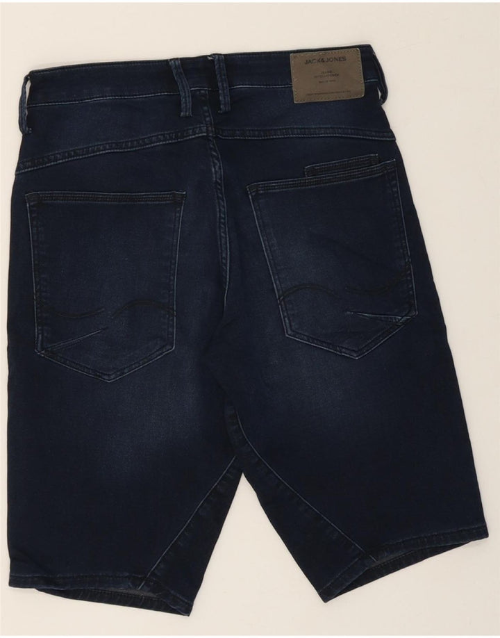 JACK & JONES Mens Denim Shorts Small W29 Blue Vintage Jack & Jones and Second-Hand Jack & Jones from Messina Hembry 