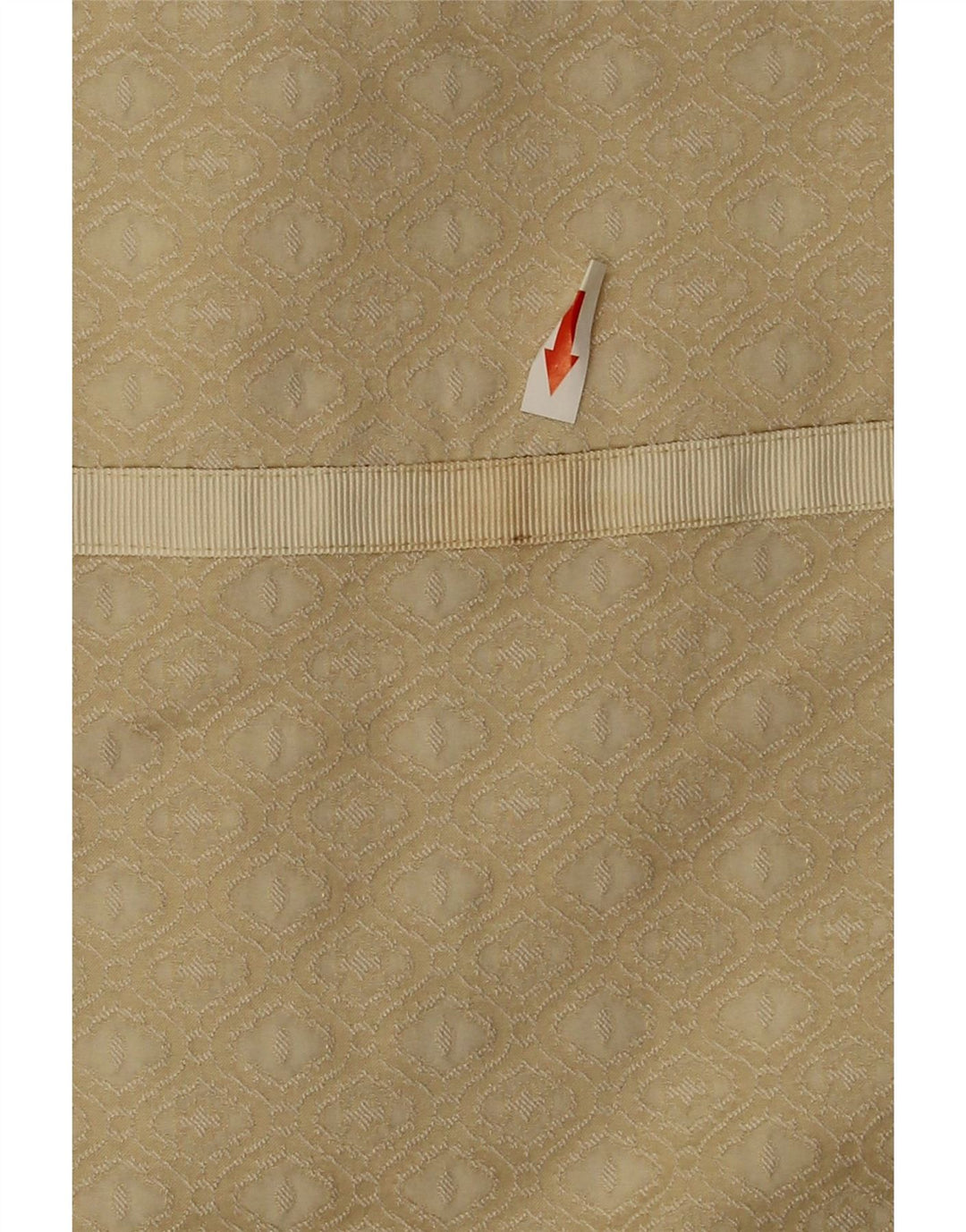 Awear Jupe trapèze pour femme UK 12 Medium W30 Beige Géométrique Polyester