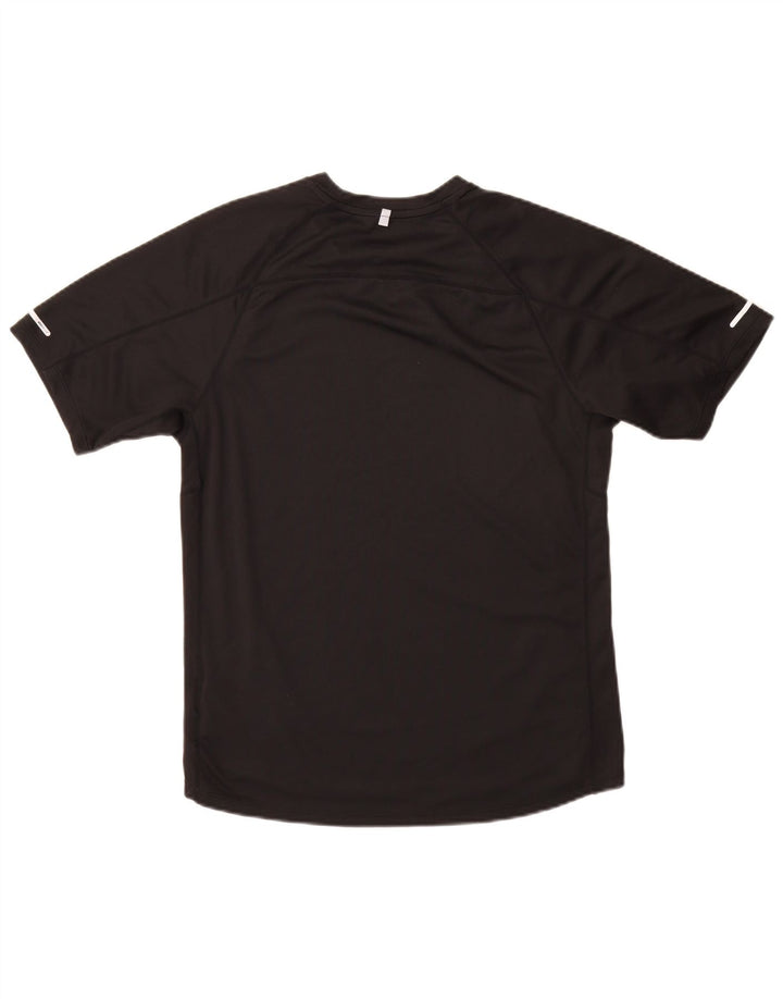 Nike Hommes Dri Fit T-Shirt Haut Noir Moyen Polyester