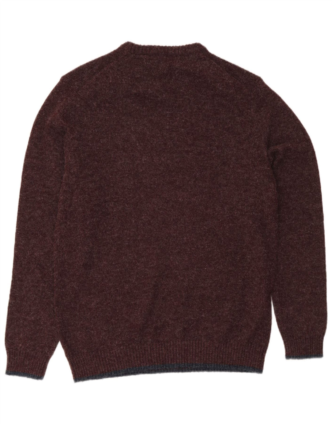 Weird Fish Pull à col rond pour homme en polyester bordeaux Taille L