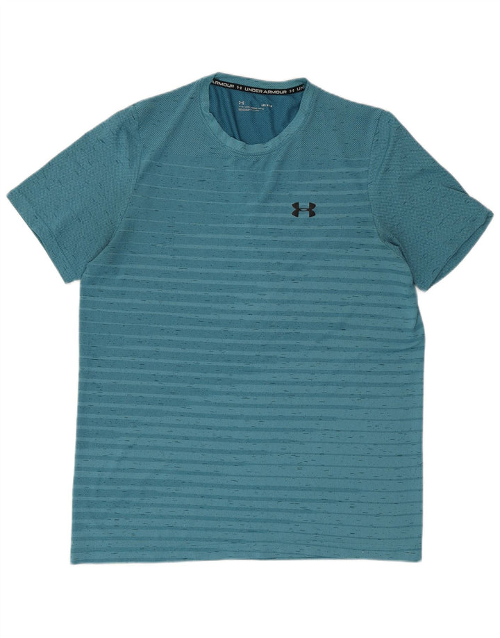 UNDER ARMOUR T-Shirt Homme Haut Large Bleu Moucheté