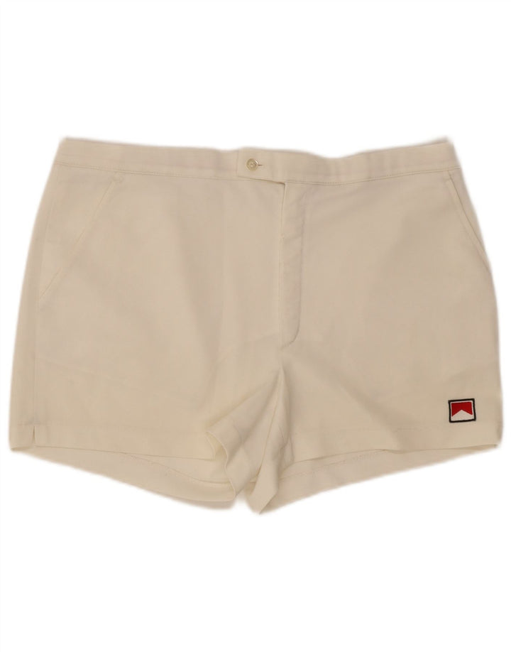 Marlboro Short Chino Homme IT 54 2XL W36 Blanc