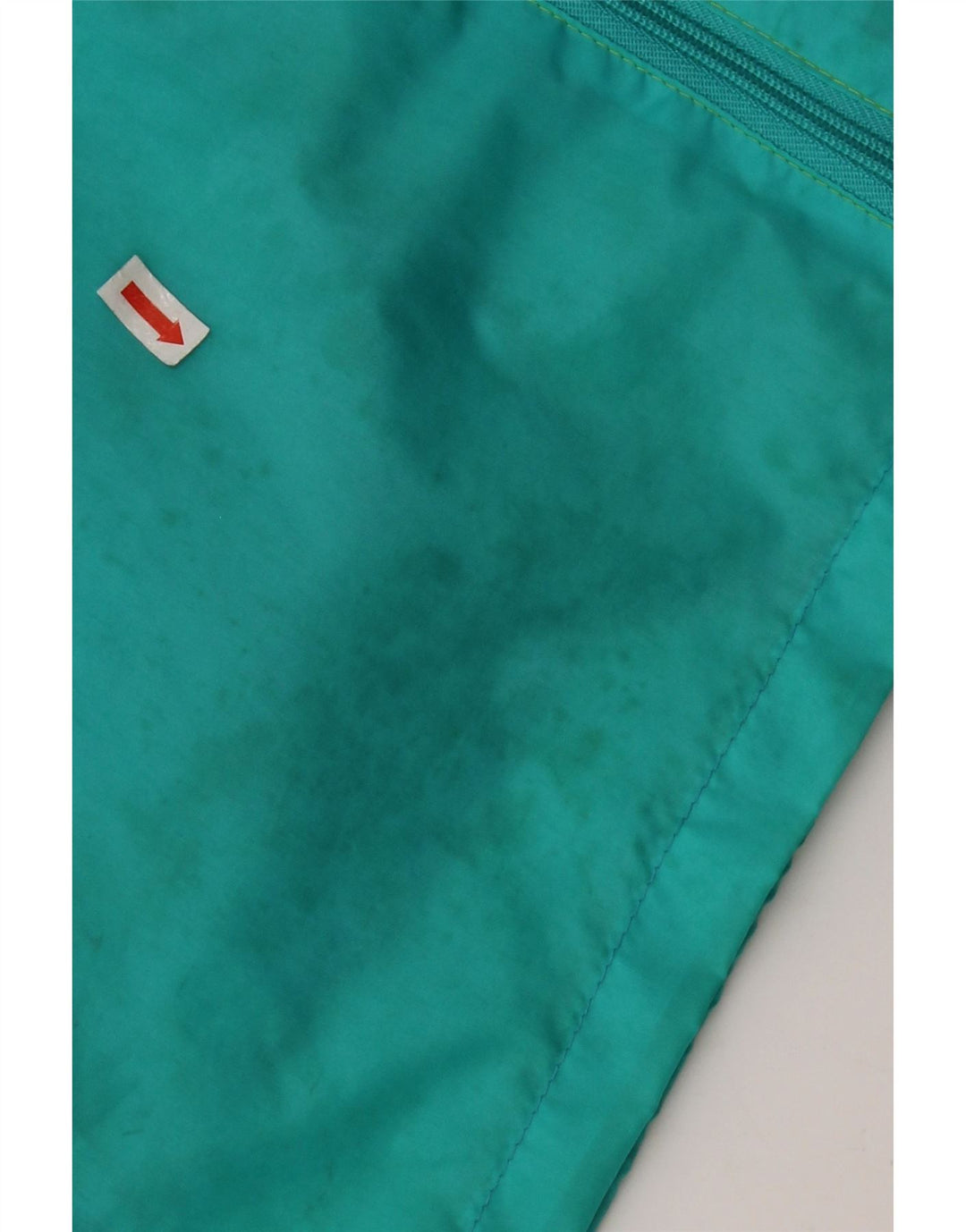 J Jeantex Veste de pluie à capuche pour homme UK 38 Medium Green Colourblock Polyamide