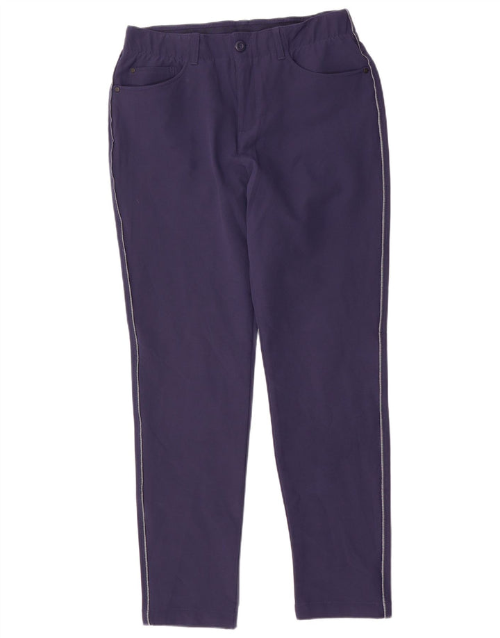 Under Armour Pantalon décontracté slim pour femme US 8 Medium W32 L31 Bleu marine