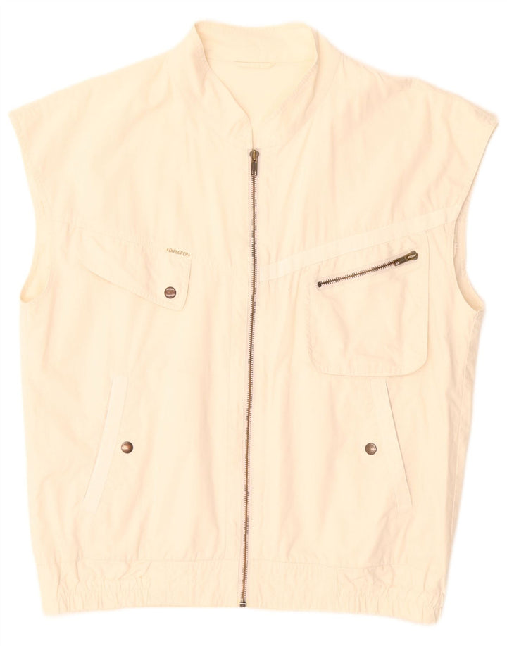 Explorer Gilet utilitaire pour homme UK 38 Medium Off White Coton