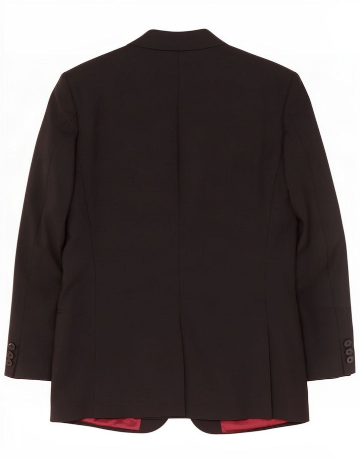 Marks & Spencer Veste blazer longue à 2 boutons pour homme UK 38 Noir moyen