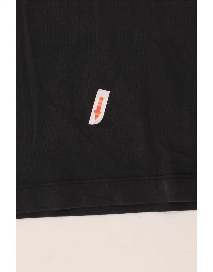 Jordan T-shirt graphique pour homme Petit coton noir