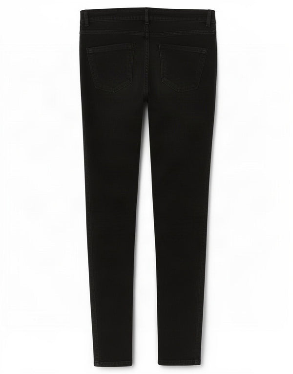 Zara Pantalon décontracté skinny pour femme Medium W28 L28 Noir