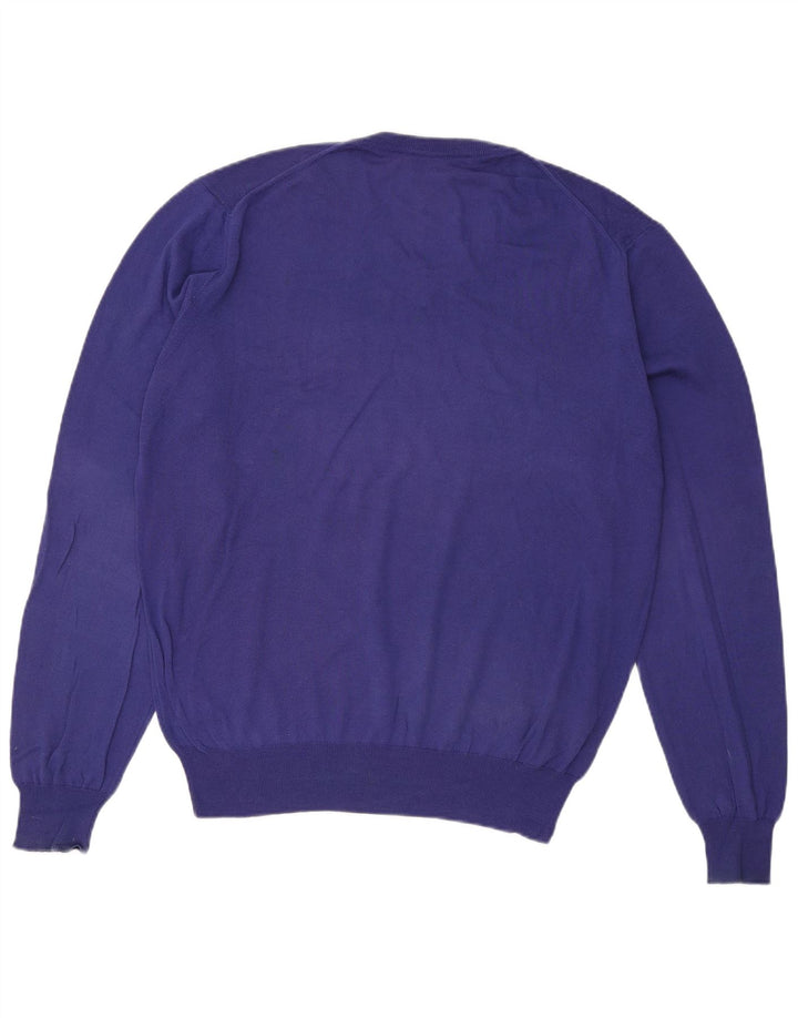 Fred Perry Pull col V pour homme 2XL Violet Coton