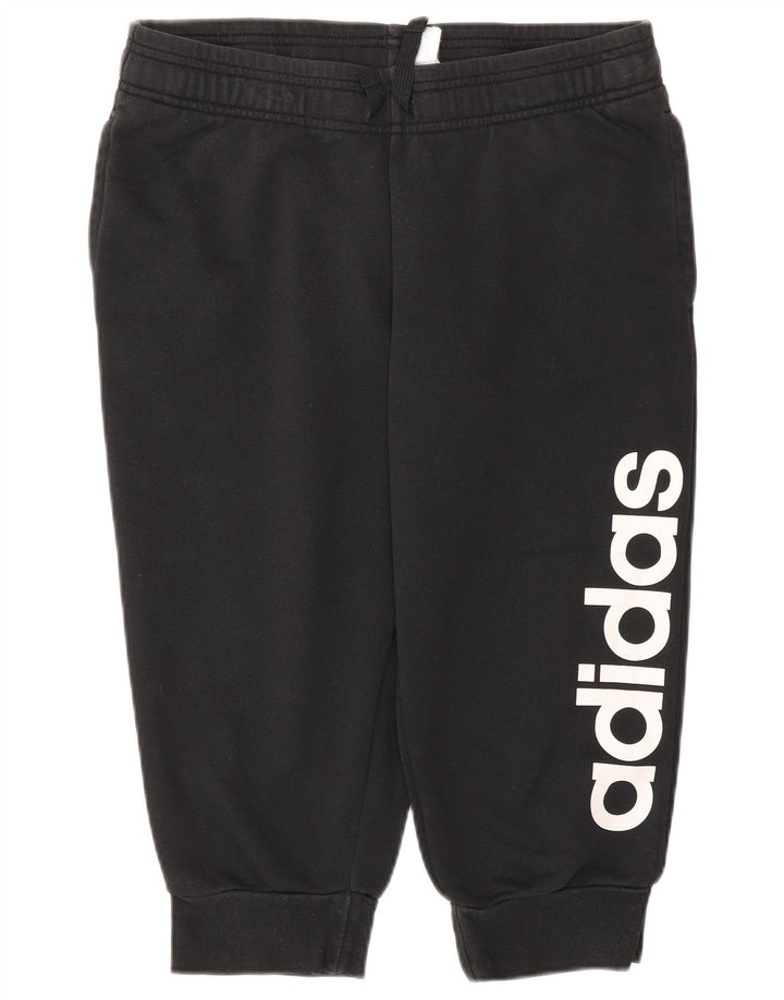 ADIDAS Bermuda de sport graphique pour hommes UK 12/14 coton noir moyen