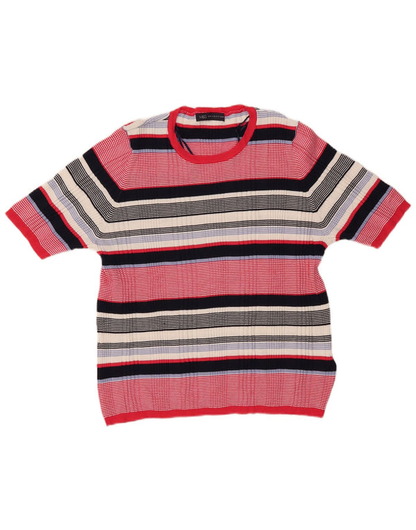 MARKS & SPENCER Pull à col rond pour femme UK 20 2XL Multicolore