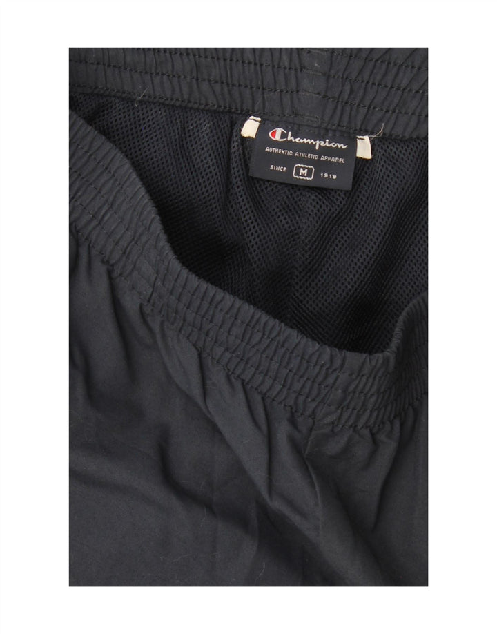 CHAMPION Mens Tracksuit Trousers Medium Navy Blue Colourblock Vintage Champion and Second-Hand Champion from Messina Hembry 