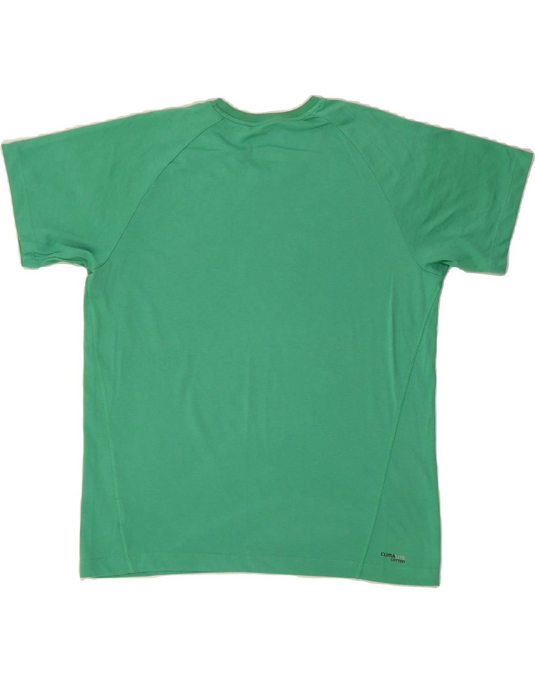 ADIDAS Mens Clima 365 T-Shirt Top Medium Green Vintage Adidas and Second-Hand Adidas from Messina Hembry 