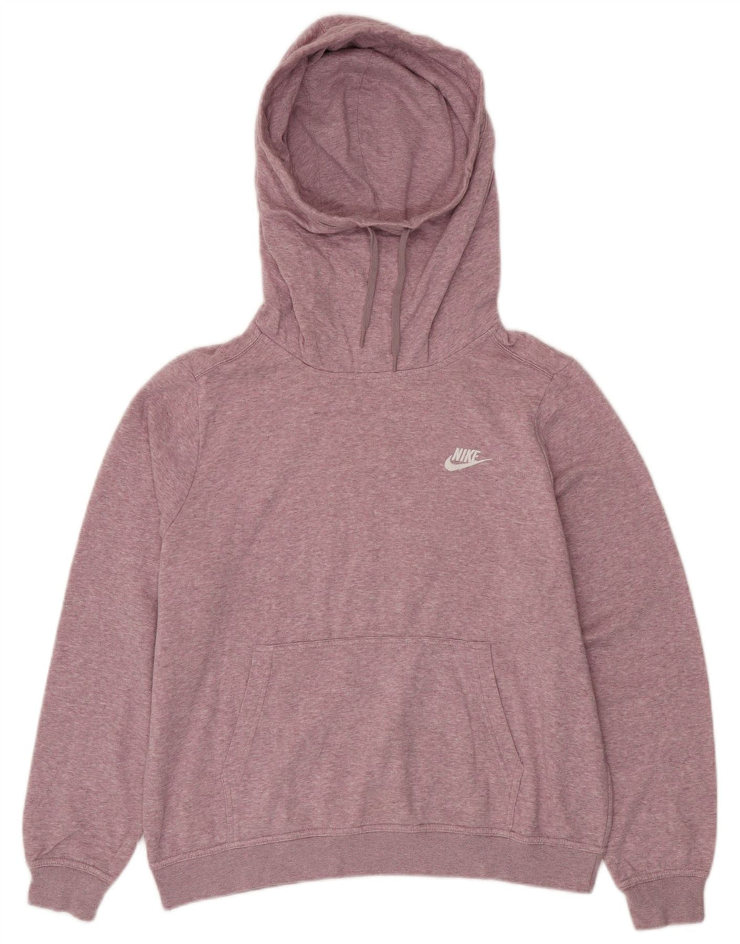 NIKE Pull à capuche surdimensionné pour femme UK 16 Grand coton rose